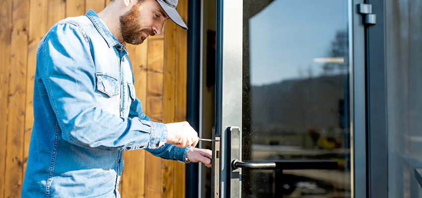Frameless Glass Storefront Door Locks Replacement in Los Altos Hills, CA